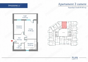 Militari-Metrou Preciziei, 2 Camere, 65.4 mp, Bloc Nou, lift, Comision 0% - imagine 9