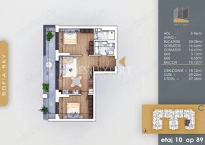 Apartament 3 camere spatios -Finalizat/Mutare Rapida - imagine 15