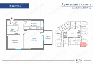 Militari-Metrou Preciziei 2 Camere | 55.9 mp | Bloc Nou | Te muti imediat! - imagine 3