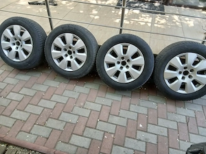 Jante audi originale 5.112 anvelope 215 60 16 - imagine 2