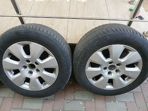 Jante audi originale 5.112 anvelope 215 60 16 - imagine 3