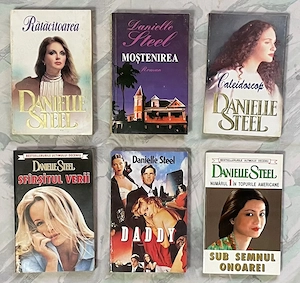 lot de sase 6 carti de danielle steel