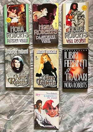 lot de sapte 7 carti de nora roberts titlurile sunt dupa cum urmeaza: iubindu-l pe jake, puterea vis