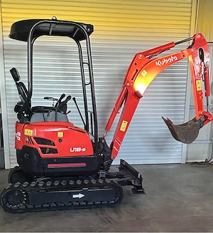 miniexcavator kubota 1.8t  - imagine 4