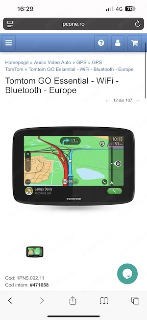 Navigatie auto TomTom Go Essential - imagine 2