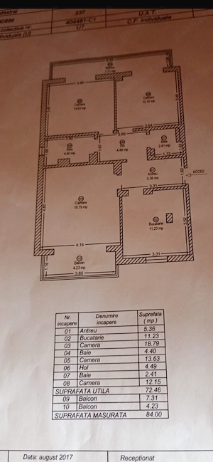 Apartment 3 camere decomandat , Bucovina - imagine 9