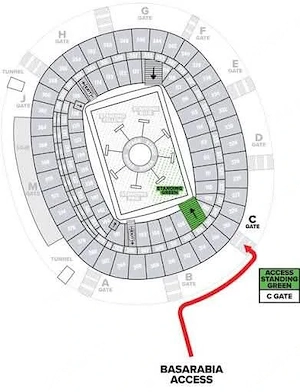 Vand patru bilete gazon (Standing) Metallica