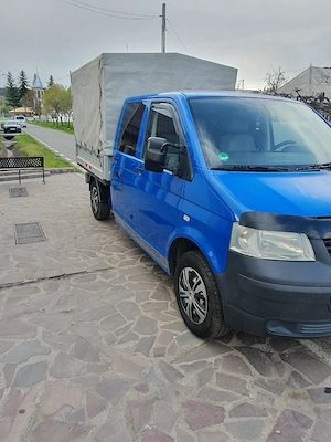 De vânzare VW T5 Doka 6 locuri 2009 2.5TDI Euro 4 Recent adus  - imagine 2