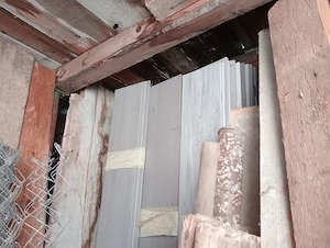 Vănd plastice  gri ptr placari