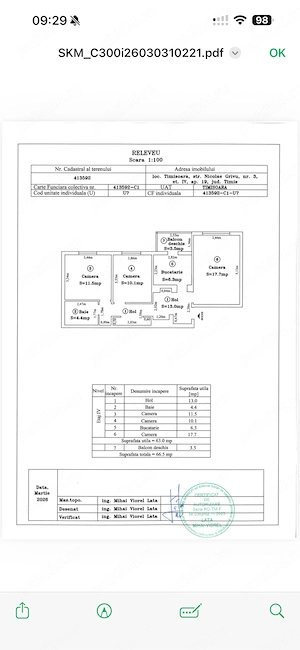 PROPRIETAR! Vand apartament  3 camere zona Lipovei