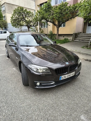 BMW F10 diesel 2014 euro 6 motor 2 L fara adeblu in stare impecabila - imagine 4