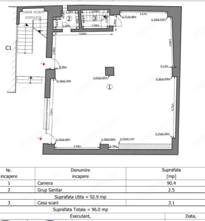 Spațiu birouri - Piața Unirii - 93 mp - Open Space - imagine 6