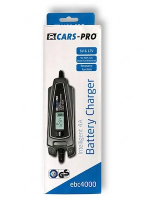 Incarcator Iinteligent/Redresor Automat Cars-Pro-User 6/12V 4A Auto-Moto-ca NOU - imagine 4