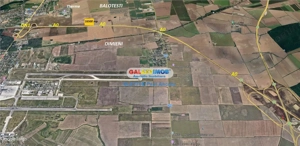 Teren intravilan 16500 mp Balotesti  apropiere Therme si A0 - imagine 4