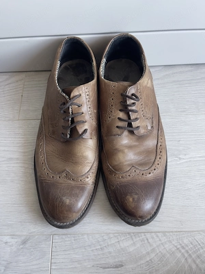 Pantofi Brogue, 40, piele, stare foarte buna