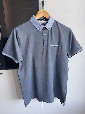 Tricou Denim & Flower, marime M, albastru, NOU