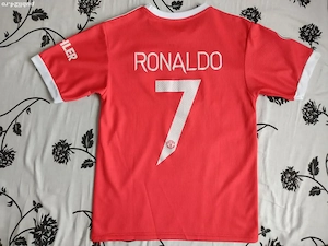 Tricou short adidas Manchester United 2021 22 Mărimea S, Home Junior - Roșu - imagine 2