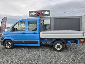 VW Crafter 140 CP, doka 6 loc, bena 2,7 m. 2019,  - imagine 7