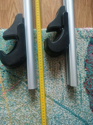 Set bare portbagaj aluminiu cu incuietoare si 2 chiei 115 cm - imagine 3