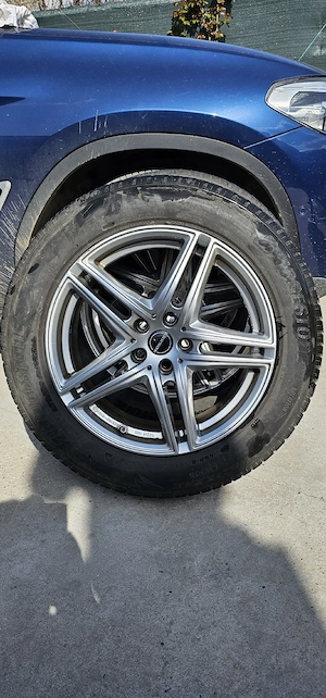 Jante BORBET R18 5x112 ET30 + senzori OEM BMW + anvelope iarnă Bridgestone – X3 X4 Q5 GLC - imagine 4