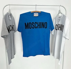 Tricou Moschino Albastru Casual 100% original