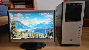 PC Multimedia Office COMPLET | Quad Core Q8400 | 8GB RAM | SSD & Sursă NOI + Monitor 20"