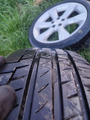 Jante 17 5x100, roti continental 215/45/17 Subaru Legacy - imagine 3