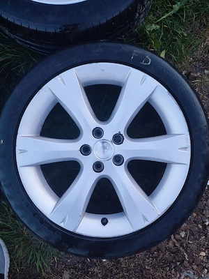 Jante 17 5x100, roti continental 215/45/17 Subaru Legacy
