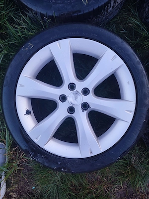 Jante 17 5x100, roti continental 215/45/17 Subaru Legacy - imagine 5