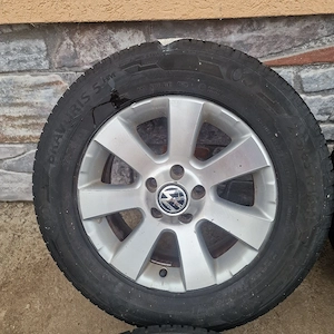 Jante aliaj Volkswagen Tiguan Touran sharan passat golf cu cauciucuri vara - imagine 5