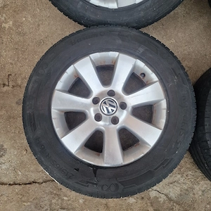 Jante aliaj Volkswagen Tiguan Touran sharan passat golf cu cauciucuri vara - imagine 3