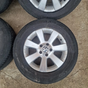 Jante aliaj Volkswagen Tiguan Touran sharan passat golf cu cauciucuri vara - imagine 4