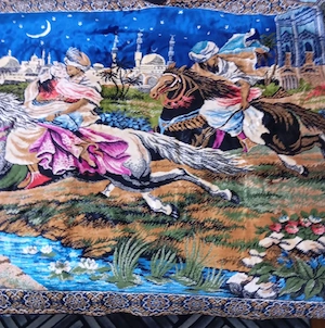 Vând carpetă tradițională ,,Răpirea din serai"