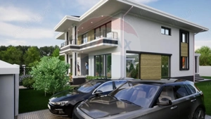 Vilă modernă P+1 în Ghimbav | 330 mp utili | Teren 815 mp - la roșu - imagine 10