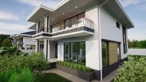 Vilă modernă P+1 în Ghimbav | 330 mp utili | Teren 815 mp - la roșu - imagine 11