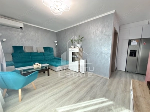 Apartament cu 3 camere decomandat, complet mobilat la parter in Giroc.