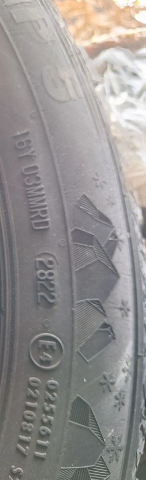 Set 4 Roti de iarna Anvelope DOT 2022 185 65 R 15 Clio Logan 2 Sandero 2 MCV originale Dacia 2017 - imagine 5