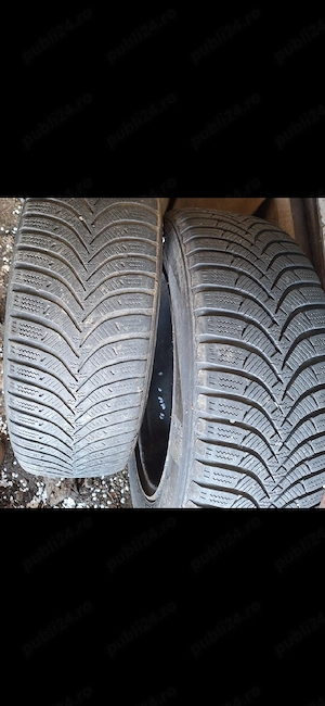 Set 4 Roti de iarna Anvelope DOT 2022 185 65 R 15 Clio Logan 2 Sandero 2 MCV originale Dacia 2017 - imagine 3
