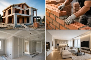 Echipe de Constructii , Renovari Generale si Landscaping si Gradinarit
