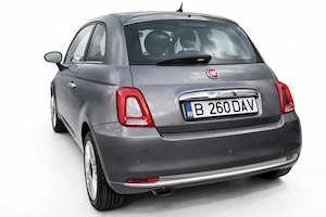  Fiat 500, Automat, 2016, motor 0.9 benzină, 85CP, Euro 6,Gri - imagine 7