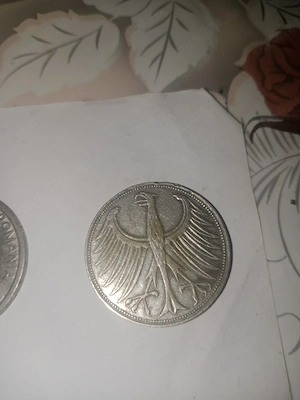 vind 2 monede 100Lei 1moneda 5 marci - imagine 4