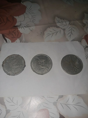 vind 2 monede 100Lei 1moneda 5 marci - imagine 3
