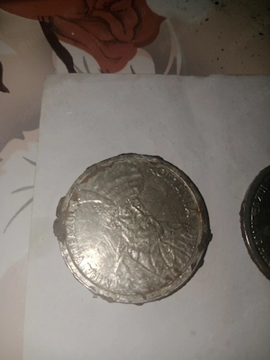 vind 2 monede 100Lei 1moneda 5 marci - imagine 2
