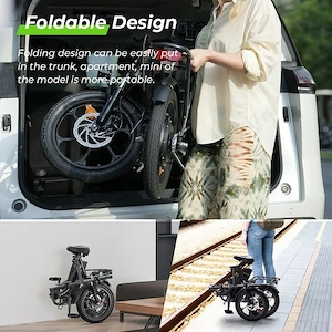 Bicicleta electrica iScooter u4 - imagine 4
