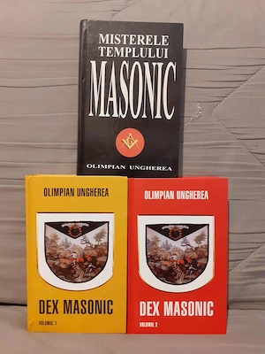 Dictionar explicativ masonic Misterele templului masonic-Olimpian Ungherea editii cartonate