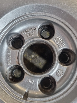 Jante R16 Aliaj 5x100 Vw Golf 4 Bora 6.5J ET 42 Montaj inclus.  - imagine 4