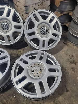 Jante R16 Aliaj 5x100 Vw Golf 4 Bora 6.5J ET 42 Montaj inclus.  - imagine 2