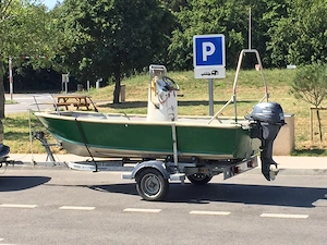 Vând Barca aluminiu Quicksilver 450
