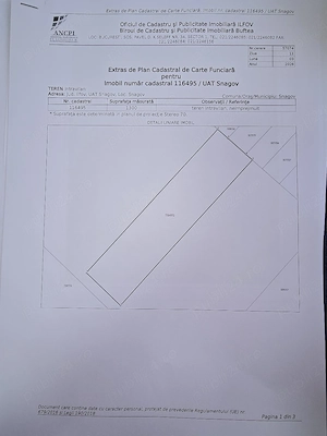 vand teren langa Disney Dracula Snagov 1300 mp deschidere 17 ml la 18000 euro la apa lac  - imagine 3
