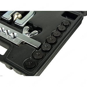 Aparat pentru bercuit conducte frana, 5/6/8/10mm, 1/4", 1/2", 10 piese, cutie plastic,nou - imagine 5